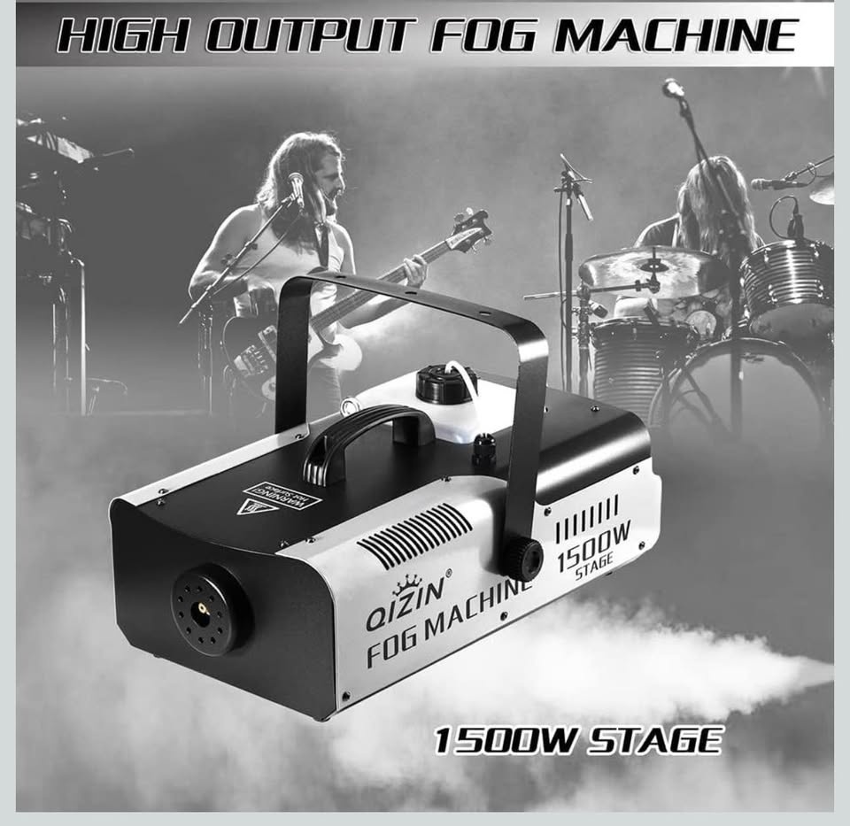 Qizin 1500W Fog Machine w/ 2 Controllers - photo 2