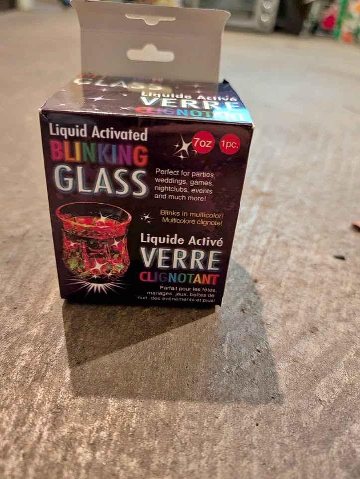 Liquid Activated BLINKING GLASS