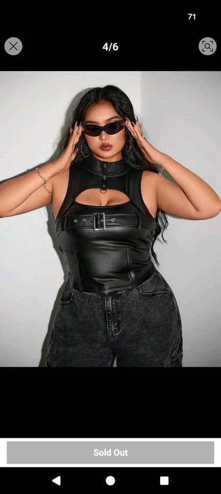 Plus Size Black Tank Top - photo 4