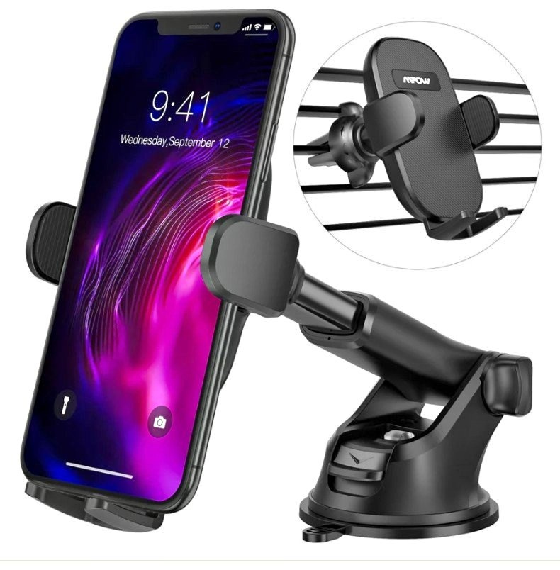 Mpow 155A 4-in-1 Car Phone Mount