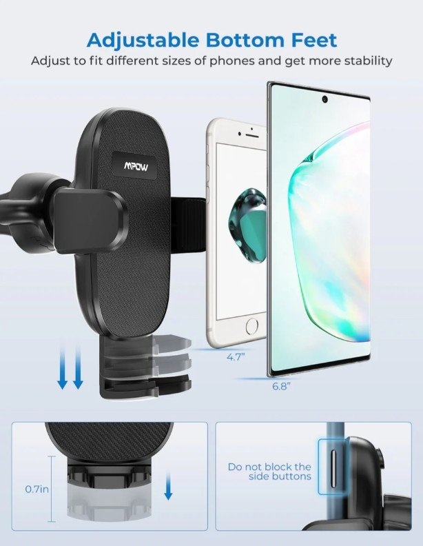 Mpow 155A 4-in-1 Car Phone Mount - photo 3