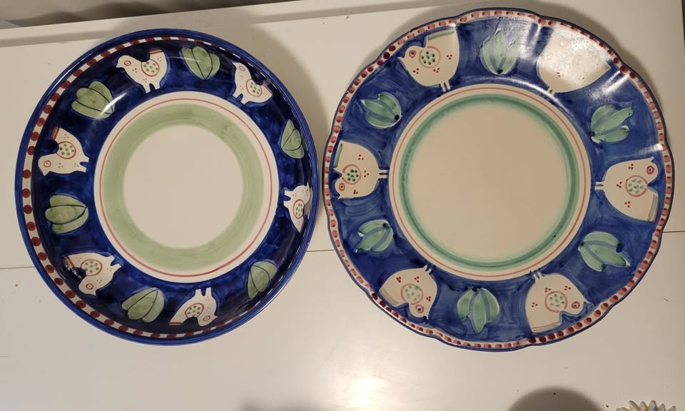 Made in Italy - Solimene Ceramic Handpainted Serving Dishes - photo 2