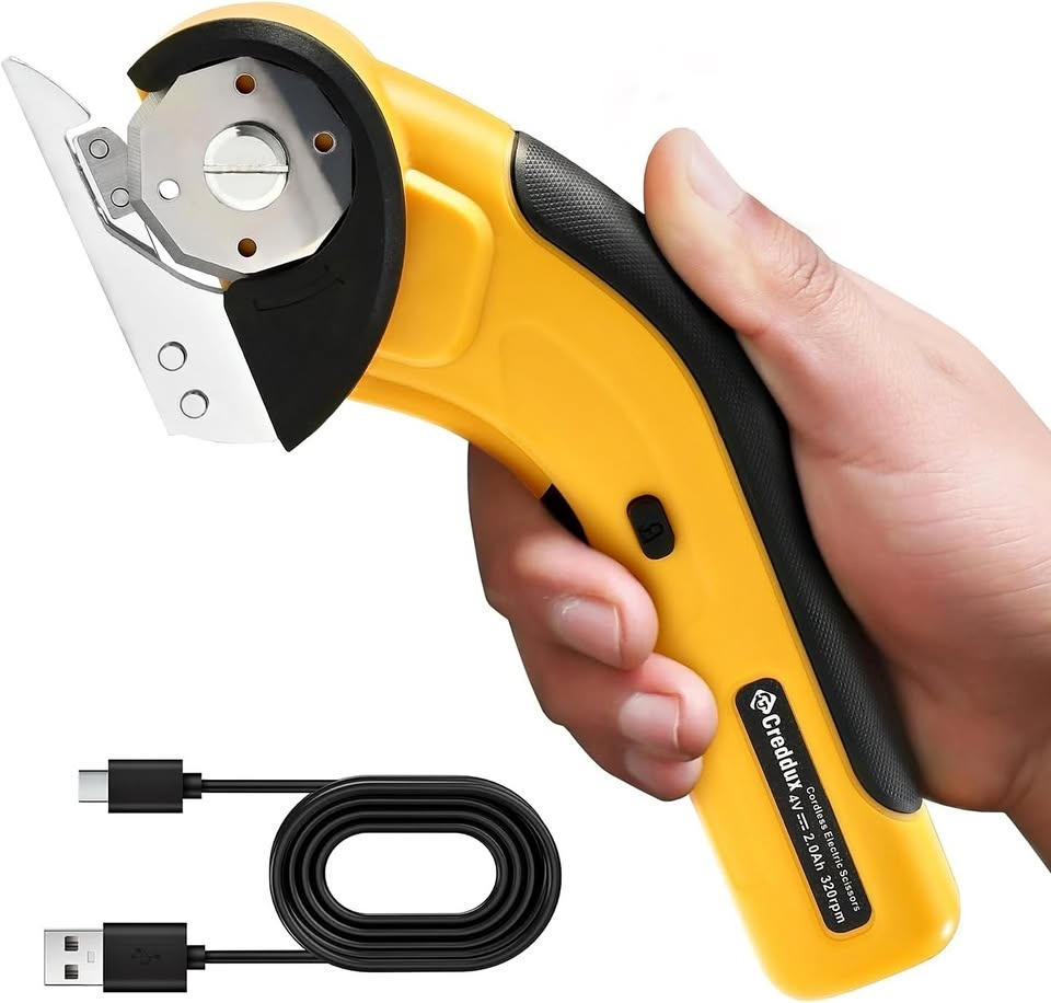 Unbranded Cordless Electric Scissors, Box Cutter w/ Safety Lock