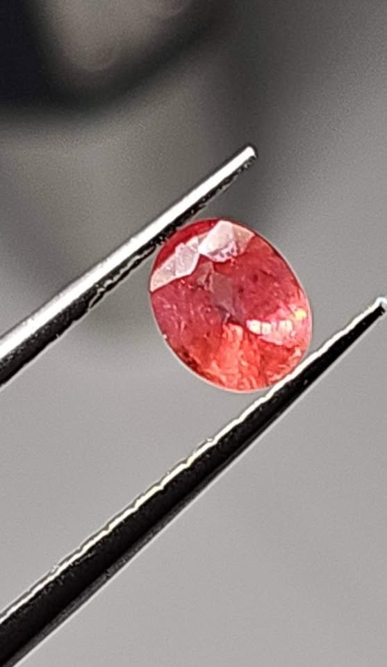 Unheated Padparadscha Sapphire 0.80ct Natural Certified Loose Ge - photo 5