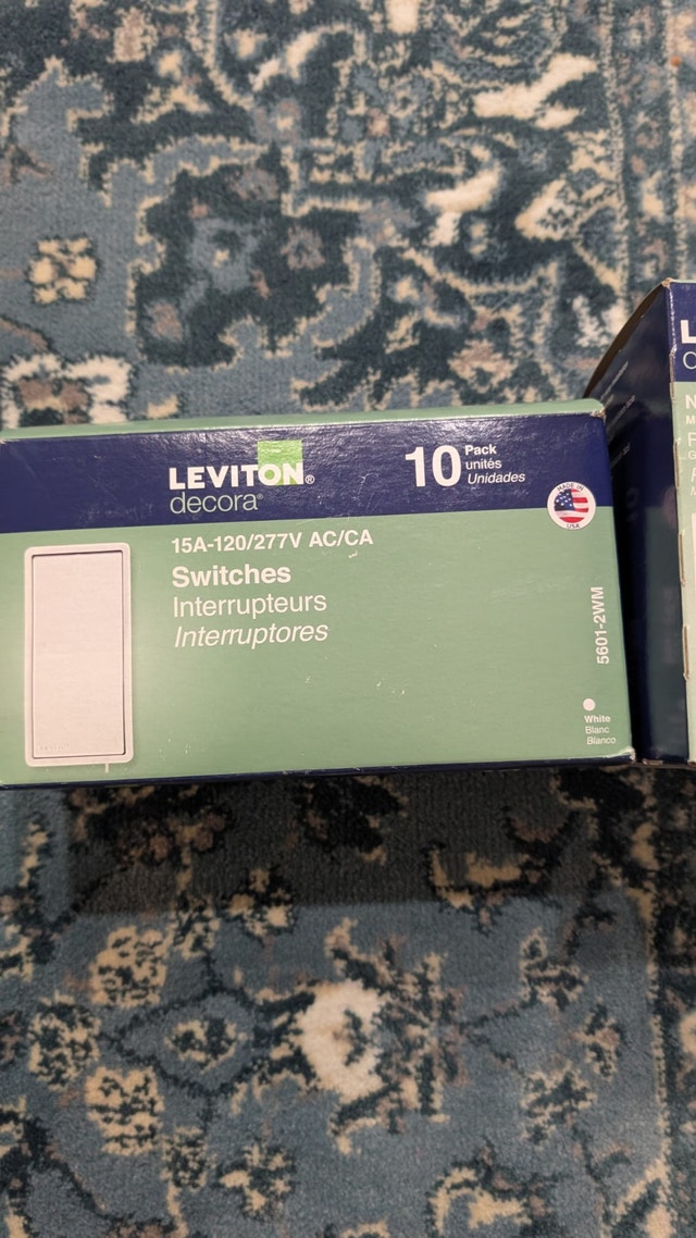 Leviton Switches and Wall Plates