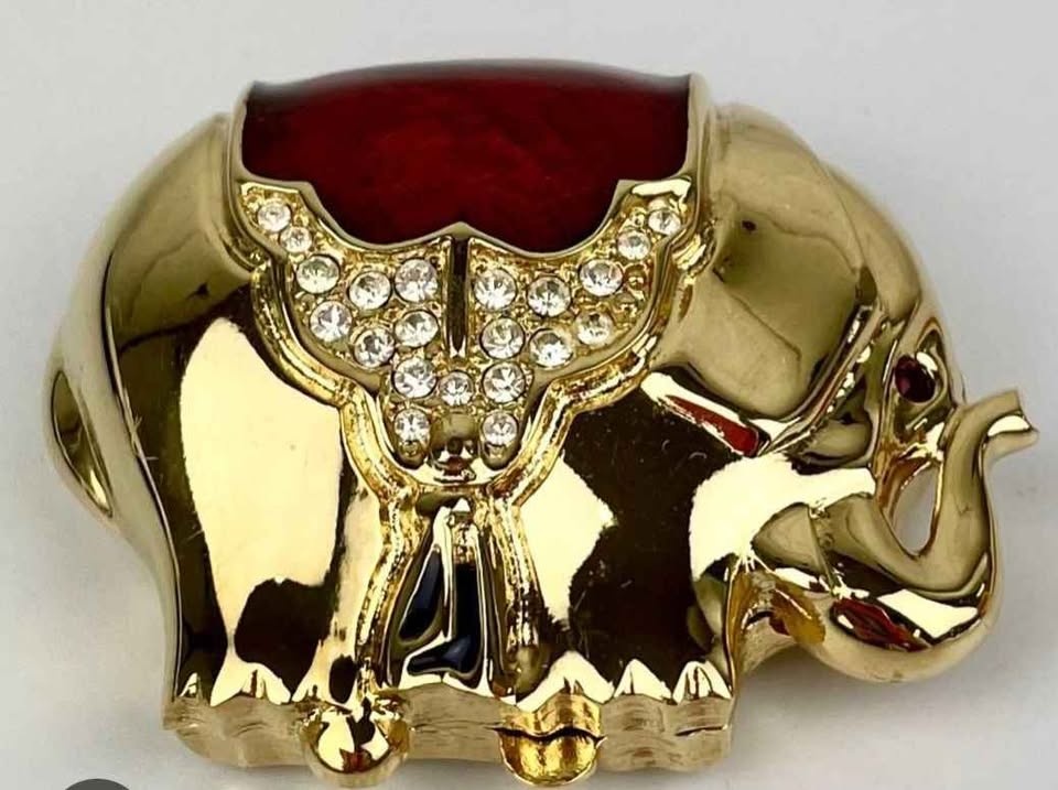 Estee Lauder Golden Elephant Solid Perfume Compact - photo 3