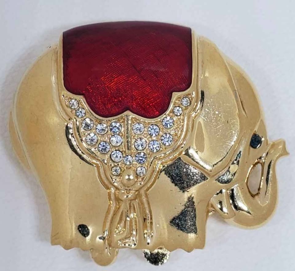 Estee Lauder Golden Elephant Solid Perfume Compact - photo 4