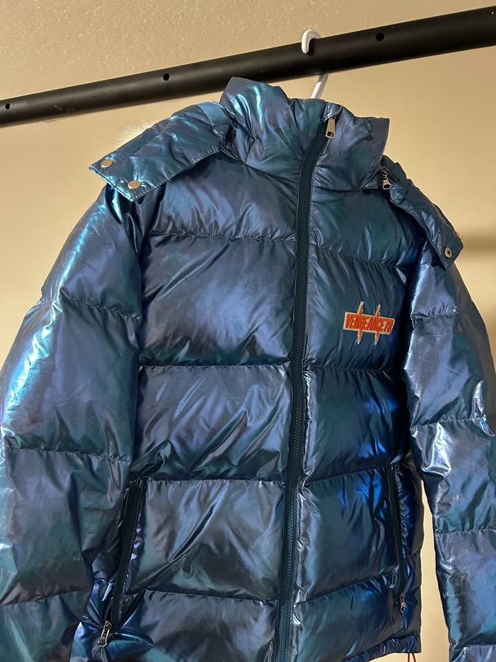Vengeance of Cincy Bubble Jacket - Metallic Blue/Orange - photo 2