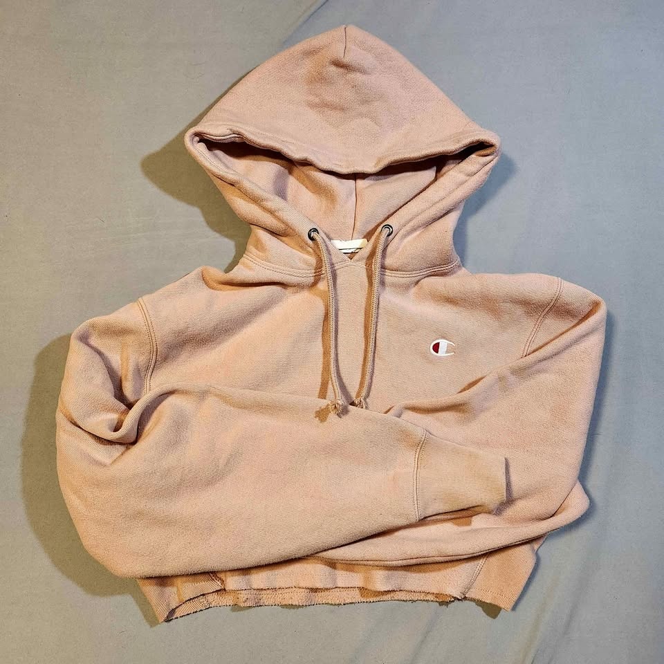 Champion Reverse Weave Cropped Hoodie X-Small