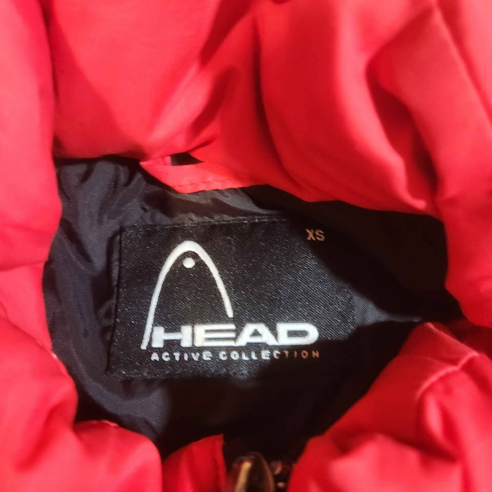 HEAD Red Puffer Jacket XS Duck Down Feathers Winter Coat - photo 4