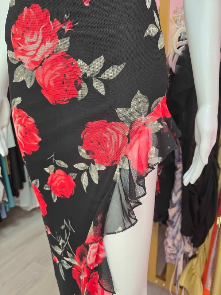 Floral ruffle dress - photo 2