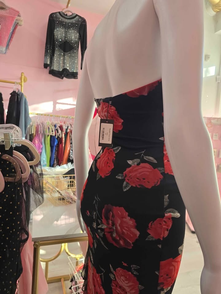 Floral ruffle dress - photo 3