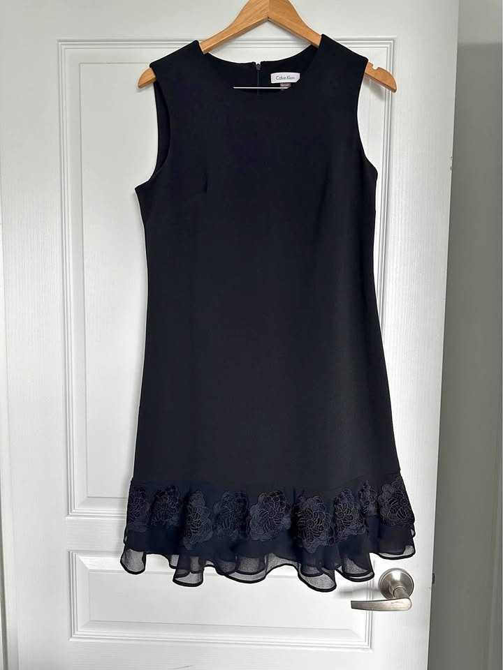 Calvin Klein black dress size 12 cash only $55