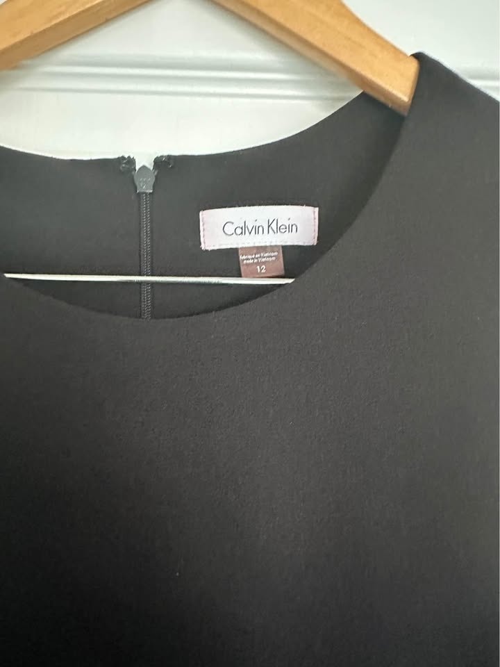 Calvin Klein black dress size 12 cash only $55 - photo 2