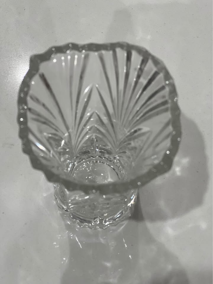 MIKASA Accent Cut Crystal Bud Vase 4.75" Tall - photo 3