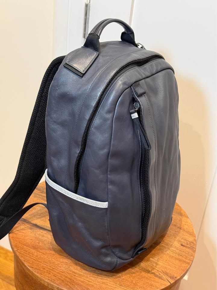 Coach Signature Canvas Backpack - Blue & Silver Hardware - Tech - photo 4