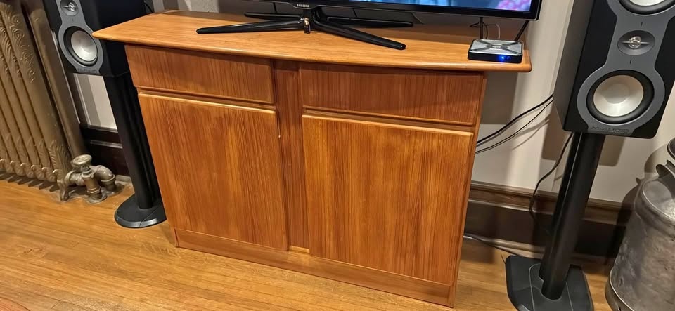 MCM Teak Highboy