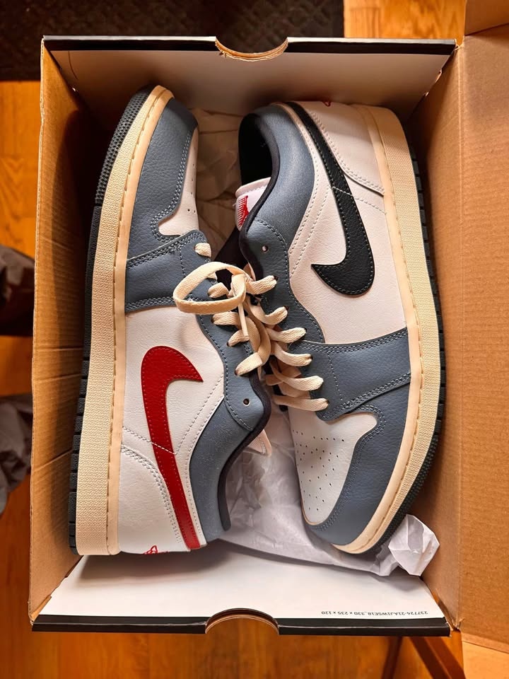 Nike Jordan AF1 - Red, White and Blue