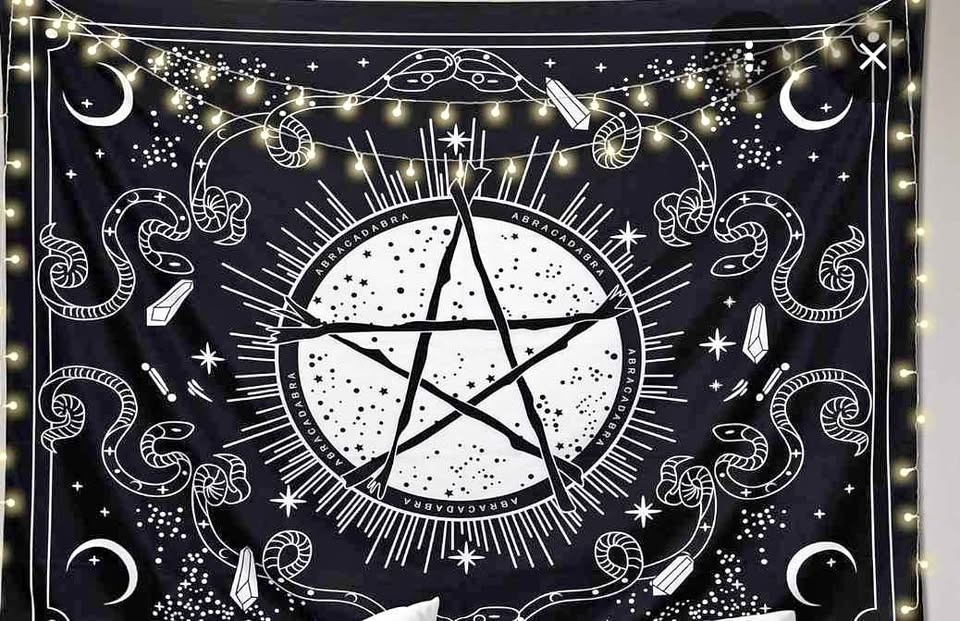 ✨✨ABRACADABRA TAPESTRY 79" L x 59.1" W (2 available)✨