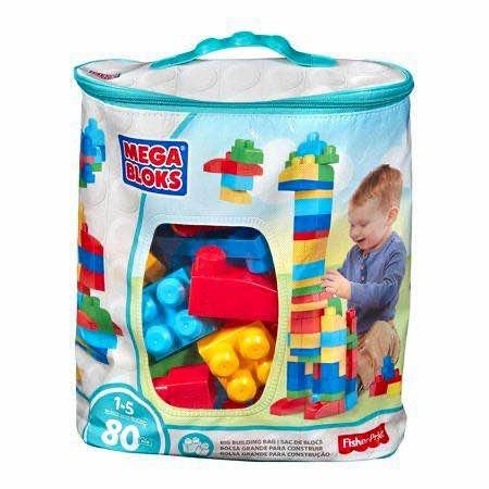 Mega Bloks Classic Big Building Bag - 80 Pieces DCH63