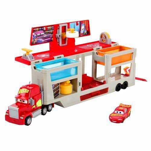 Disney Pixar Cars Color Changers Mack Playset w/ Car & Acc.
