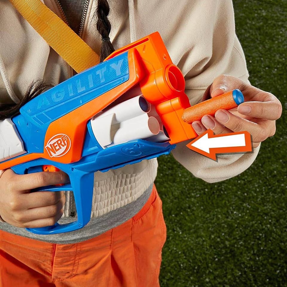 Nerf N Series Agility Blaster with 6 Dart Drum