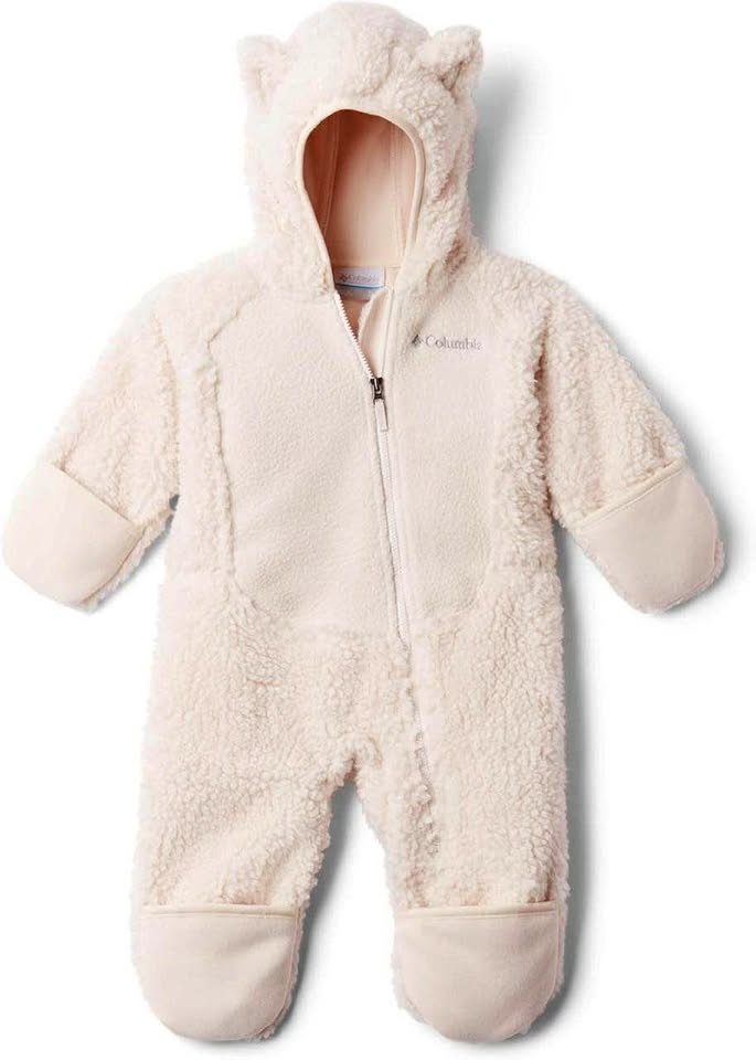 Columbia Infant Foxy Baby Sherpa Bunting Suit - Chalk, 3/6