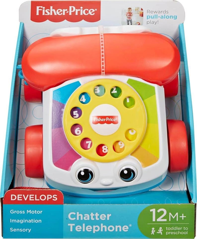 Fisher-Price Toddler Pull Toy Chatter Telephone