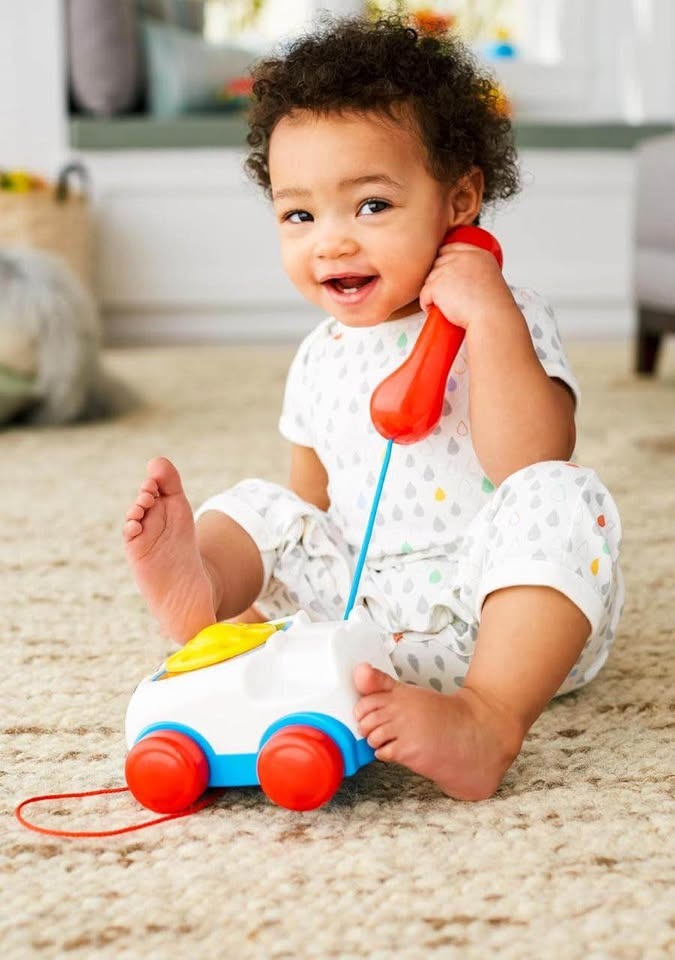 Fisher-Price Toddler Pull Toy Chatter Telephone - photo 3