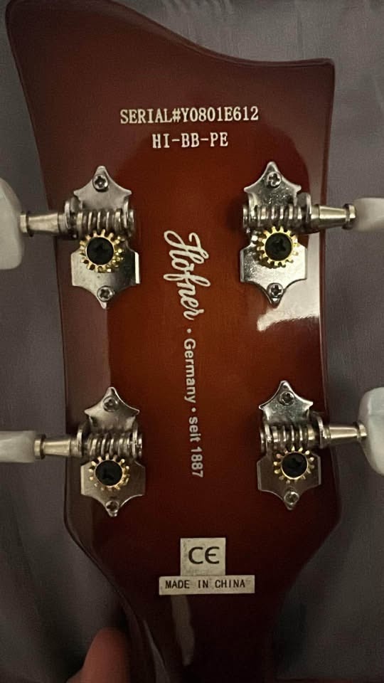 Hofner Paul Mccartney HI- Series B-Bass Guitar - photo 3