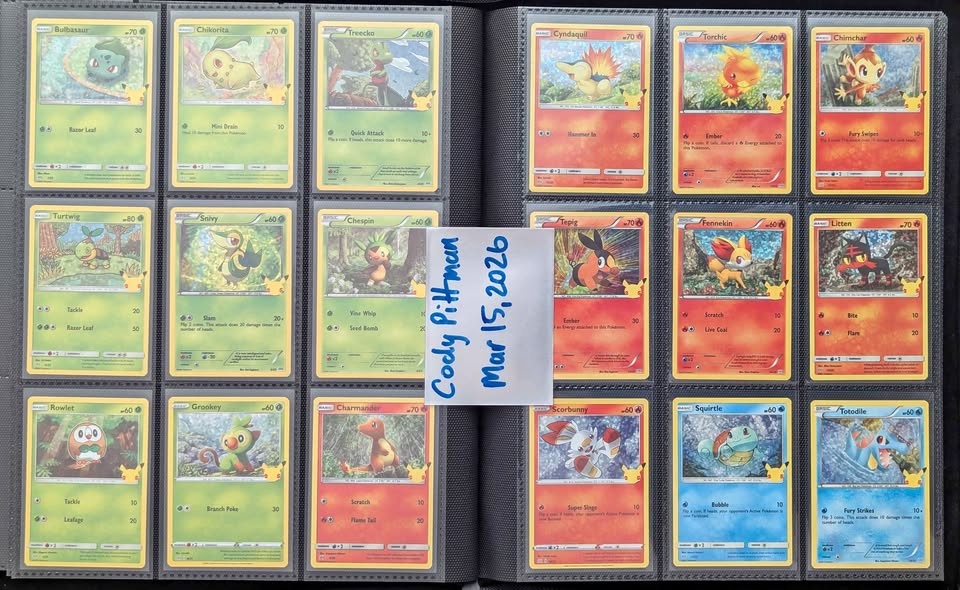 Pokemon McDonald's 25th Card Lot