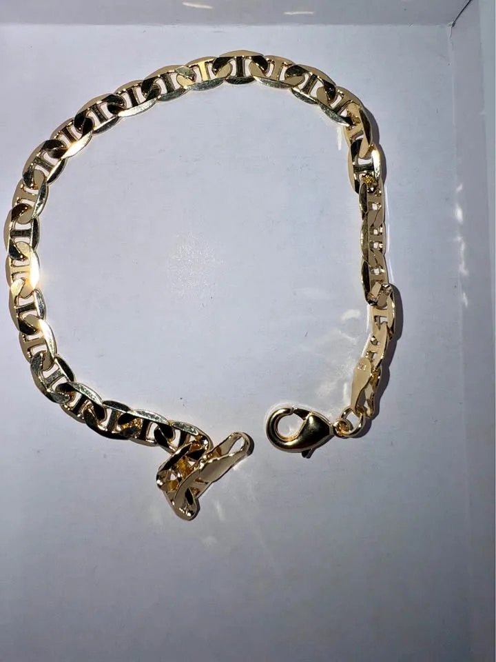 18K Gold Fill 8 In. Mariner Bracelet thumbnail