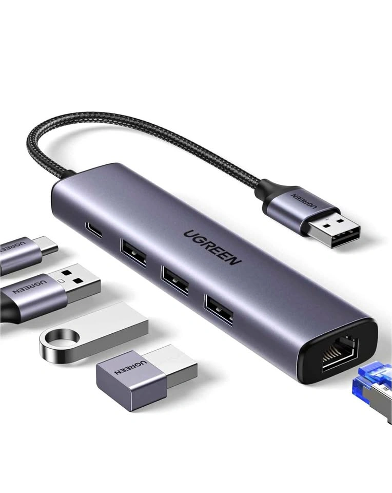 UGREEN 5-in-1 USB 3.0 Ethernet Hub
