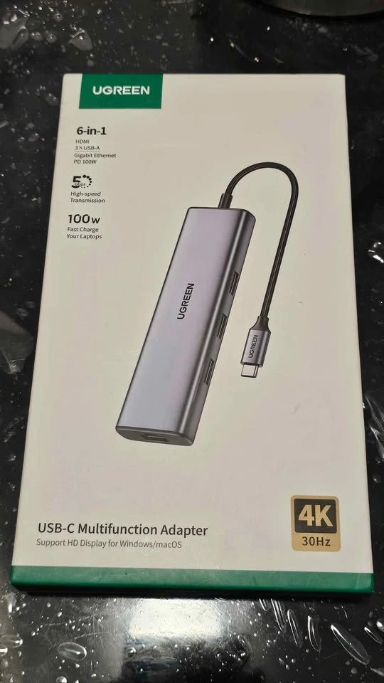 UGREEN 5-in-1 USB 3.0 Ethernet Hub - photo 5
