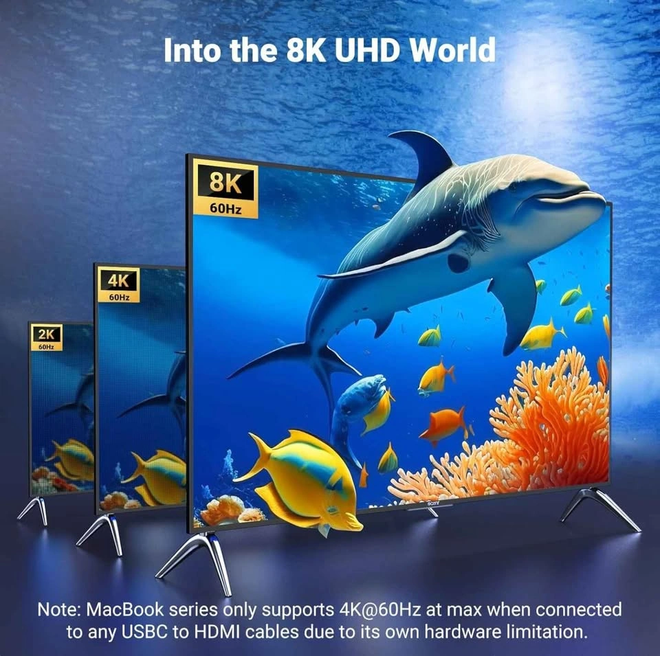 UGREEN USB-C to HDMI 8K 60Hz Cable - photo 2