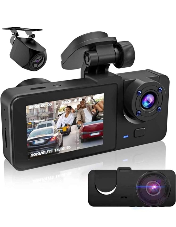 New 4K 3-Channel Car Dash Cam System