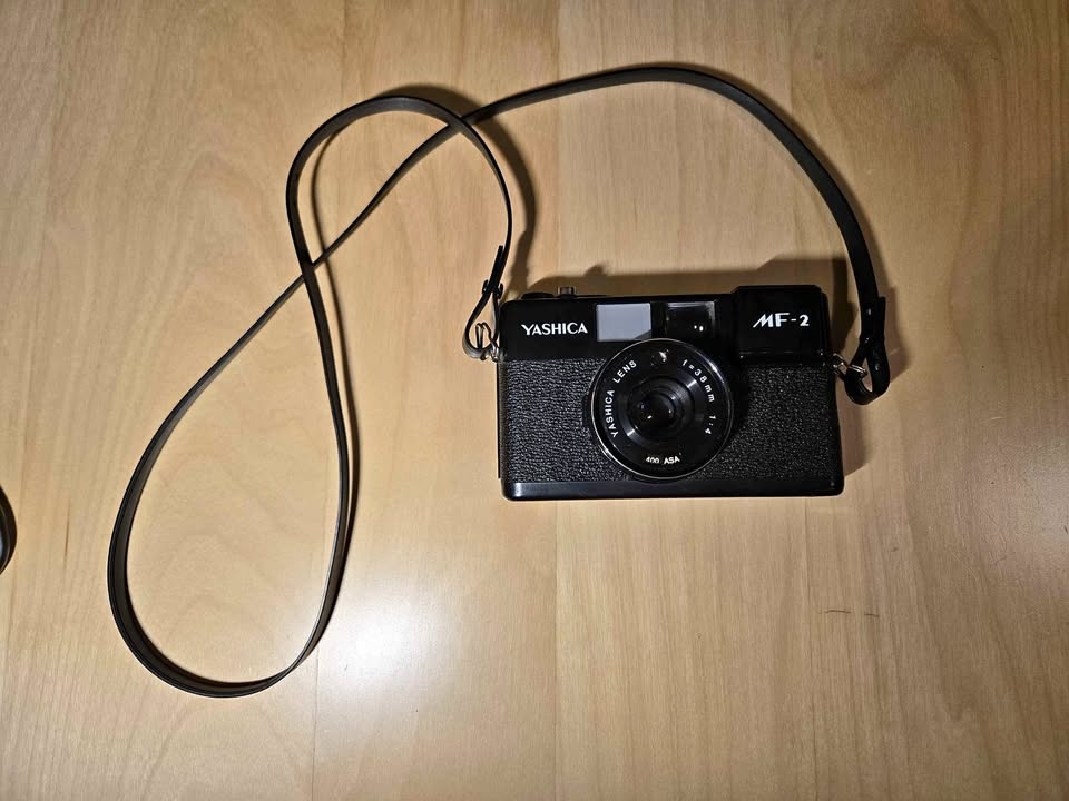 Yashica MF-2 Film Camera with Case