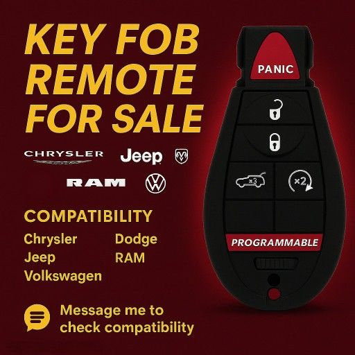 Chrysler Dodge Jeep Remote Key Fob