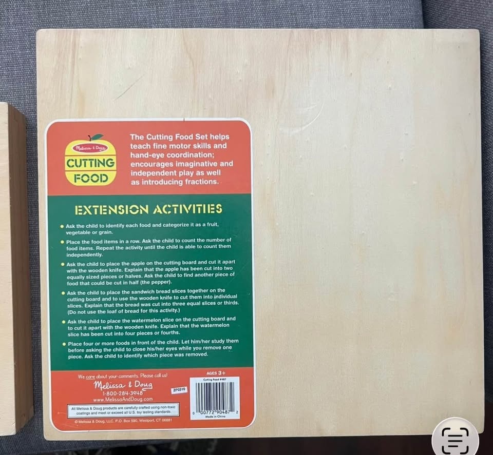 Melissa & Doug Shape.Model and Mold & Cutting Food Boxes Only - photo 4
