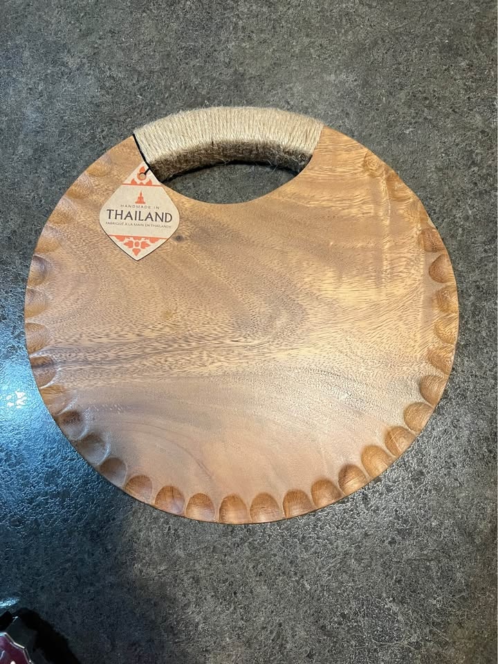 Round Platter/Chopping Board & Butcher Block Oil Set - photo 2