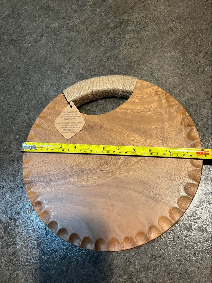 Round Platter/Chopping Board & Butcher Block Oil Set - photo 4