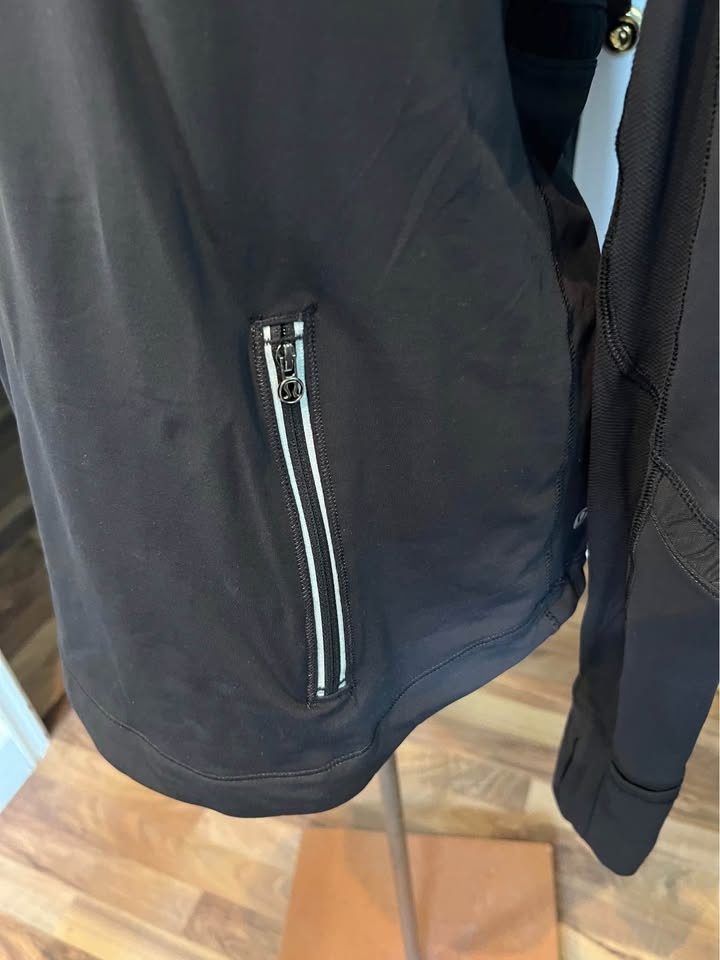 Lululemon Stretch Half-Zip Pullover Black Size Medium - photo 3