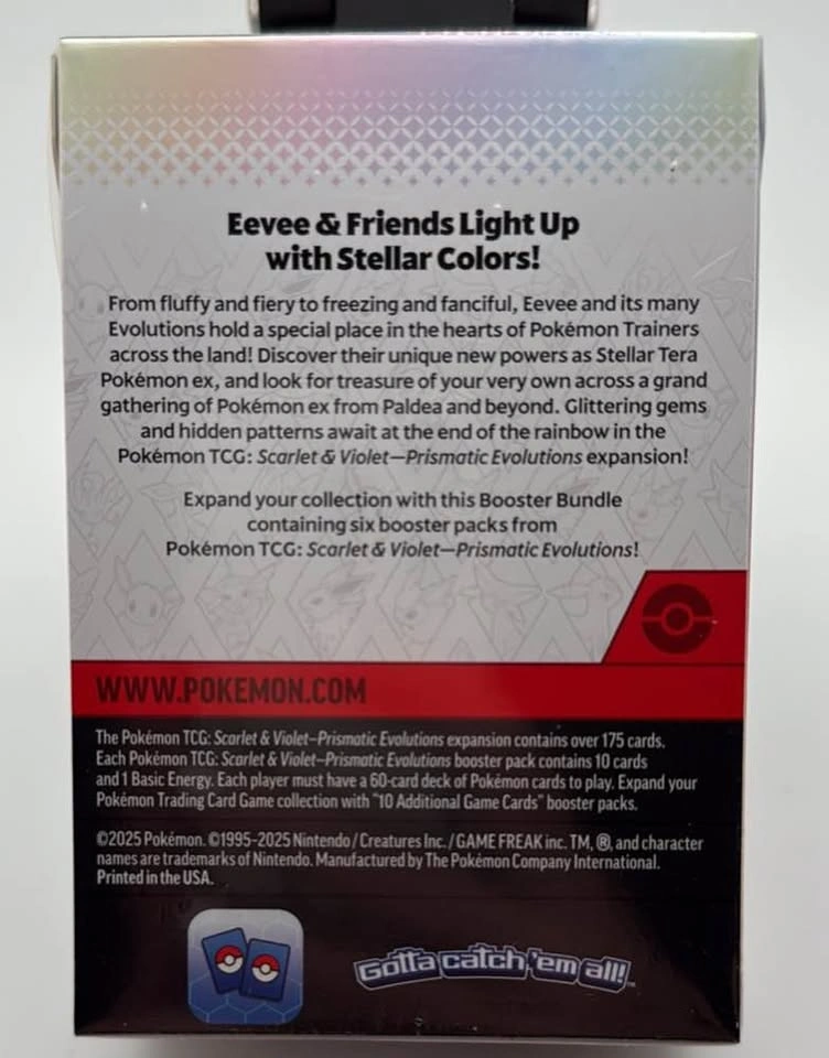Prismatic Evolutions Booster Bundle Pokemon TCG - 5 available - - photo 2