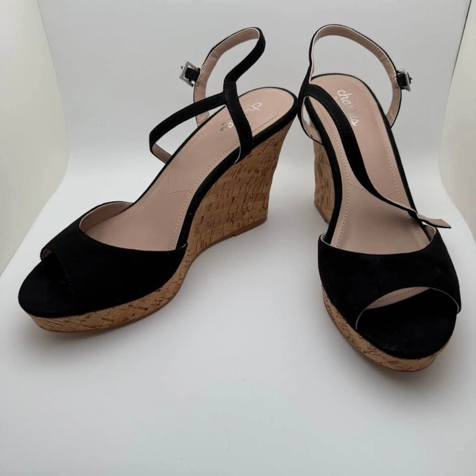 Charles By Charles David Black Sandals - US9.5 - photo 2