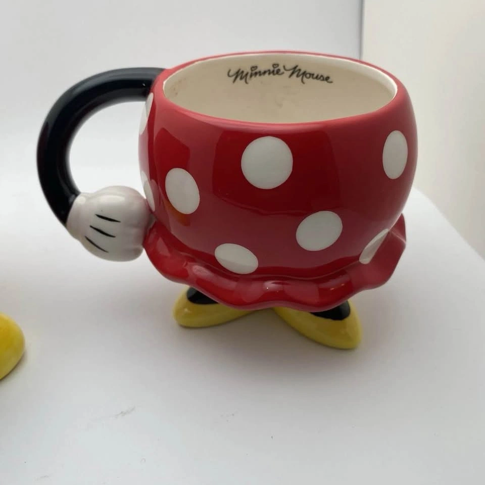 Mickey & Minnie Mouse Coffee Mug Cups Disney Fab NY Set of 2 - photo 3