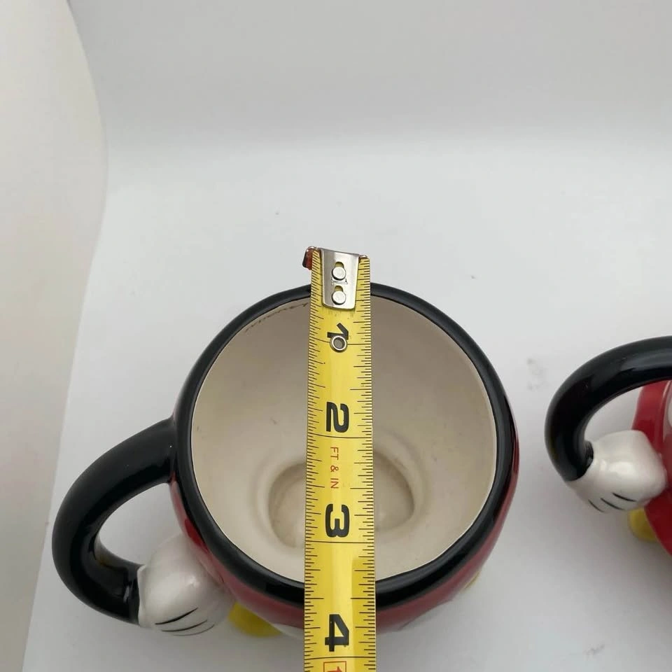 Mickey & Minnie Mouse Coffee Mug Cups Disney Fab NY Set of 2 - photo 4