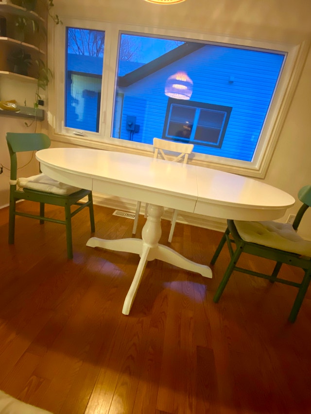 IKEA Rosentorp Extendable Dining Table & 4 Chairs - photo 2