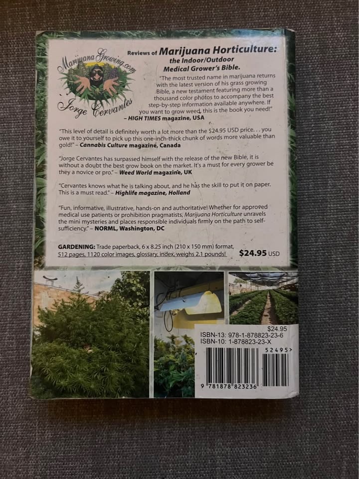 Jorge Cervantes Marijuana Horticulture Book - photo 3