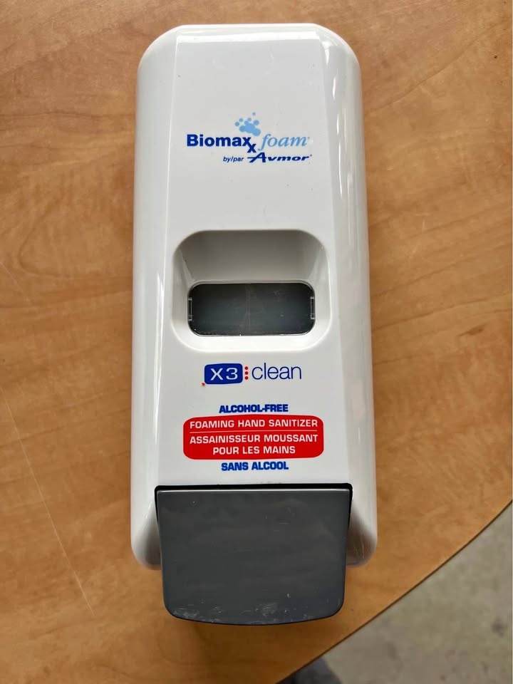 Alcohol Free Foaming Hand Sanitizer Dispenser Biomax Foam By Avm