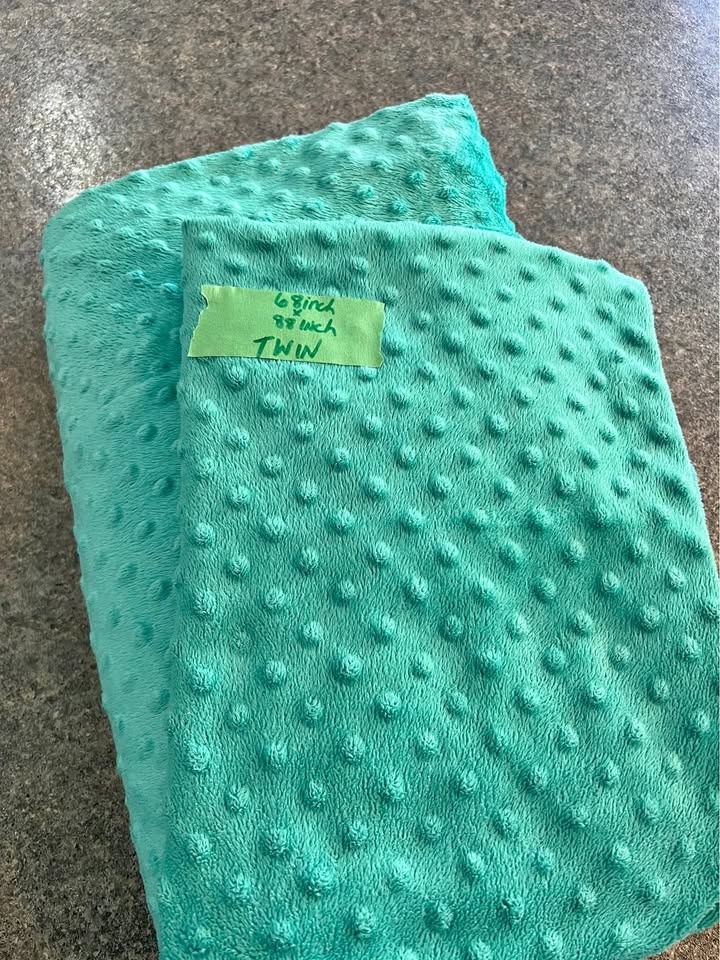 Twin Single Duvet Cover & Pillow Case - Teal Cuddle Dimple